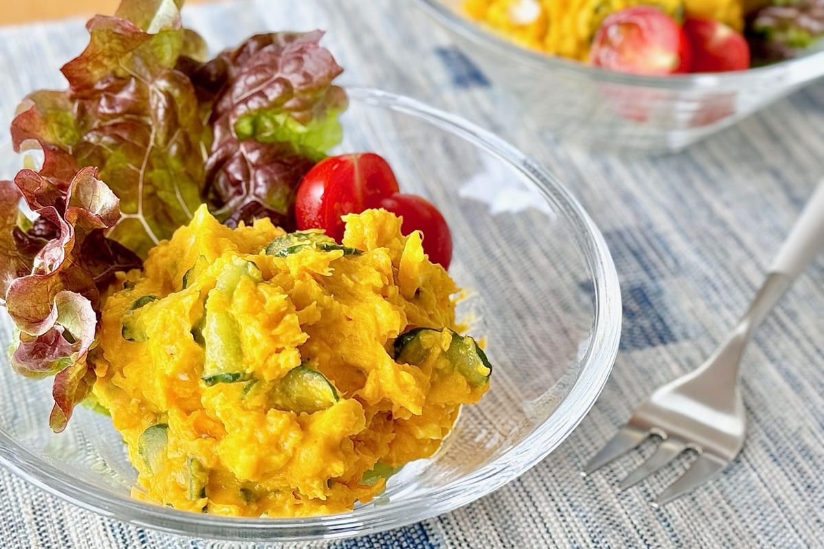 デリ風♪かぼちゃのクリーミーサラダ